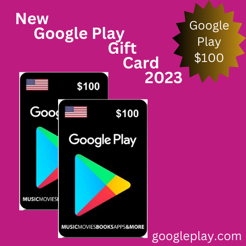 New Google Play Gift Card 2023