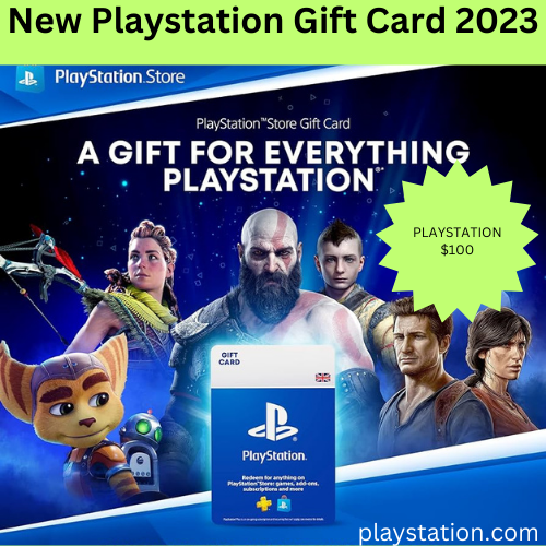 New PlayStation Gift Card 2023